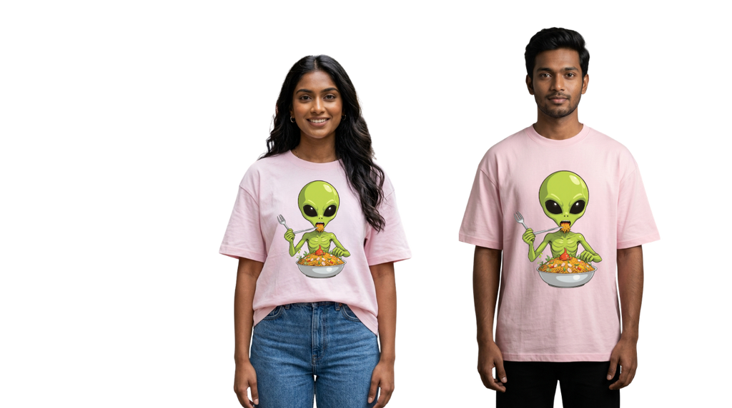 Alien Street Feast Oversized T-Shirt | GenZique